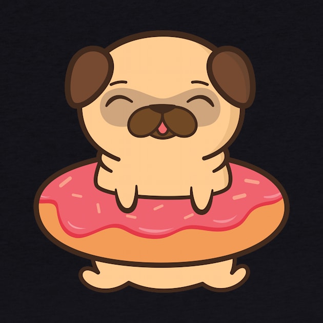 Cute and Kawaii Adorable Pug by happinessinatee